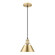 Orwell One Light Mini Pendant in Brushed Champagne Brass (62|3306-S BCB-BCB)