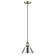 Orwell One Light Mini Pendant in Aged Brass (62|3306-S AB-CH)