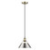 Orwell One Light Pendant in Aged Brass (62|3306-M AB-PW)