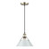 Orwell One Light Pendant in Aged Brass (62|3306-M AB-DB)