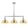 Orwell Three Light Linear Pendant in Pewter (62|3306-LP PW-BCB)