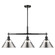 Orwell Three Light Linear Pendant in Matte Black (62|3306-LP BLK-PW)