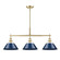 Orwell Three Light Linear Pendant in Brushed Champagne Brass (62|3306-LP BCB-NVY)