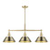 Orwell Three Light Linear Pendant in Brushed Champagne Brass (62|3306-LP BCB-AB)