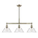 Orwell Three Light Linear Pendant in Aged Brass (62|3306-LP AB-CLR)