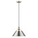 Orwell One Light Pendant in Aged Brass (62|3306-L AB-PW)