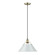 Orwell One Light Pendant in Aged Brass (62|3306-L AB-DB)