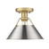 Orwell One Light Flush Mount in Brushed Champagne Brass (62|3306-FM BCB-PW)