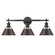 Orwell Three Light Bath Vanity in Matte Black (62|3306-BA3 BLK-RBZ)