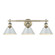 Orwell Three Light Bath Vanity in Aged Brass (62|3306-BA3 AB-DB)