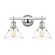 Orwell Two Light Bath Vanity in Chrome (62|3306-BA2 CH-CLR)