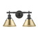 Orwell Two Light Bath Vanity in Matte Black (62|3306-BA2 BLK-BCB)