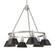 Orwell Six Light Chandelier in Pewter (62|3306-6 PW-BLK)