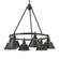 Orwell Six Light Chandelier in Matte Black (62|3306-6 BLK-BLK)
