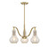 Adams Three Light Chandelier in Warm Brass (51|1-4418-3-322)