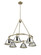 Orwell Six Light Chandelier in Aged Brass (62|3306-6 AB-CH)