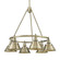Orwell Six Light Chandelier in Aged Brass (62|3306-6 AB-AB)
