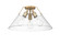 Orwell Three Light Flush Mount in Brushed Champagne Brass (62|3306-3FM BCB-CLR)