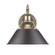 Orwell One Light Wall Sconce in Aged Brass (62|3306-1W AB-RBZ)