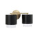 Weller Two Light Vanity in Matte Brass and Black (65|153021RK-549)