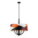 Patchwork Four Light Pendant in Black/Satin Brass/Patchwork (137|501P04BLSB)