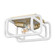 Camden Two Light Flush Mount in Brushed Champagne Brass (62|6085-FM BCB-WR)