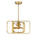 Lynx LED Fan D'Lier in Warm Brass (51|24-FD-955-322)