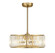 Janus LED Fan D'Lier in Warm Brass (51|23-FD-245-322)