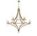 Director 12 Light Chandelier in Warm Brass (51|1-1672-12-322)