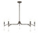 Laramie Five Light Chandelier in Chelsea Walnut (51|1-1099-5-183)