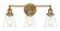Barwell Three Light Bath Vanity in Oxidized Aged Brass (7|5683-923)