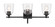Antonia Three Light Bath Vanity in Coal Black (7|4003-66A)