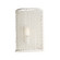 Cestino One Light Wall Sconce in Weathered White (16|22471WWT)