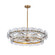 Loren Six Light Chandelier in Weathered Brass (16|21823TCWBR)
