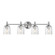 Swirl Four Light Bath Vanity in Satin Nickel (16|21354CRSN)