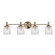 Swirl Four Light Bath Vanity in Satin Champagne (16|21354CRSCH)