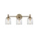 Swirl Three Light Bath Vanity in Satin Champagne (16|21353CRSCH)