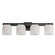 Scoop Four Light Bath Vanity in Black (16|21234MRBK)
