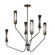 Regent LED Pendant in Black / Antique Brass (16|16176CLBKAB)