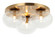 BULBUS LED Ceiling Mount in Aged Gold Brass (423|X38103AG)