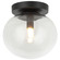 Bulbus One Light Ceiling Mount in Matte Black (423|X38101MB)