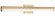 JUNCTION LED Wall Sconce in Aged Gold Brass (423|W36533AG)