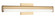 Junction LED Wall Sconce in Aged Gold Brass (423|W36524AG)