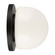PIZZAZZ One Light Wall Sconce in Matte Black (423|S14511MB)