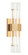 KRUSTALLOS LED Wall Sconce in Aged Gold Brass (423|S06918AG)