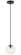 Bulbus One Light Pendant in Matte Black (423|C38101MB)