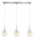 JERICHO Three Light Pendant in Chrome (423|C37513CHCL)