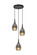 JERICHO Three Light Pendant in Matte Black (423|C37503MBSM)