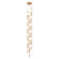 TENTACLES LED Pendant in Aged Gold Brass (423|C37103AG)