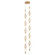TENTACLES LED Pendant in Aged Gold Brass (423|C37102AG)